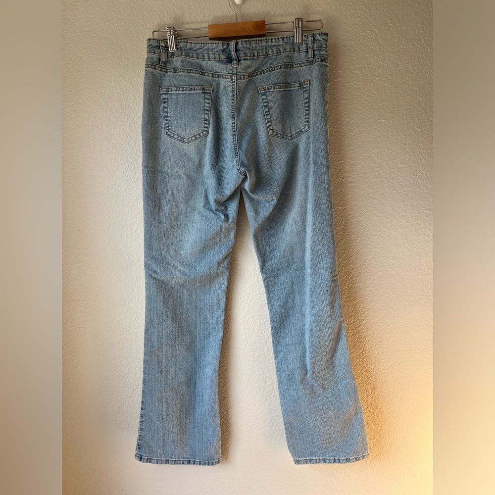 Vintage Y2K Zoey Beth Butterfly Bootcut Jeans 7/8 *see description* - Picture 5 of 6